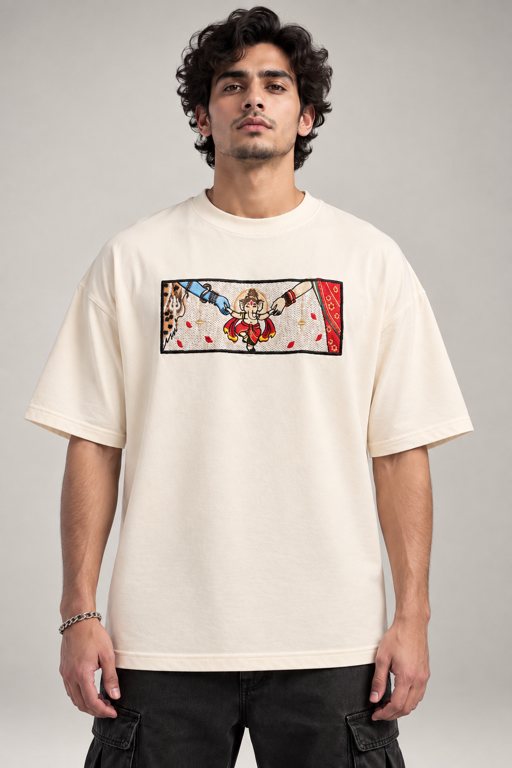 Divine Connection Oversized T-Shirt – Ivory