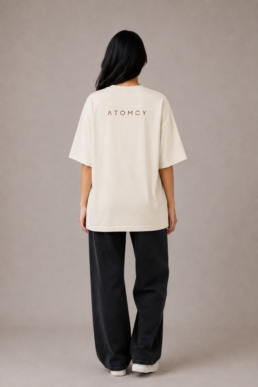 Ganesha Divine Connection Oversized T-Shirt – Ivory
